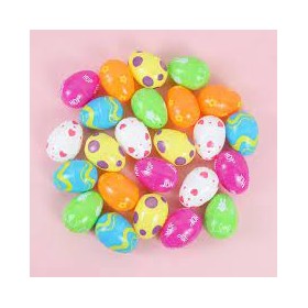 SACCHETTO UOVA 3 CM 24 PZ COLORATE