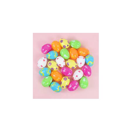 SACCHETTO UOVA 3 CM 24 PZ COLORATE