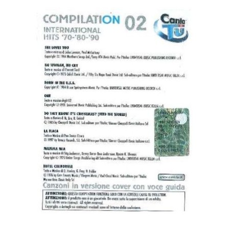 206 CARTUCCIA CANTA TU HITS 70-80-90