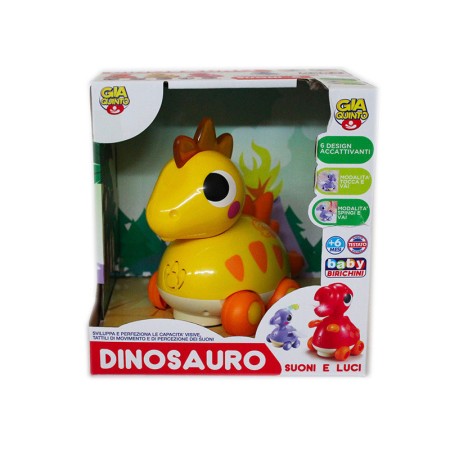 DINOSAURO KART CON LUCI E SUONI
