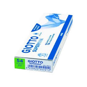 PASTELLI GIOTTO SUPERMINA SING. COLORE VERDE FLUO