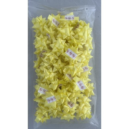 BUSTE FIOCCHI 10MM GIALLO LIMONE 100PZ