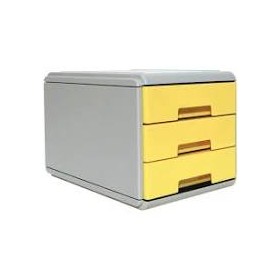 MINICASSETTIERE C/PASTELLO ARDA GIALLE