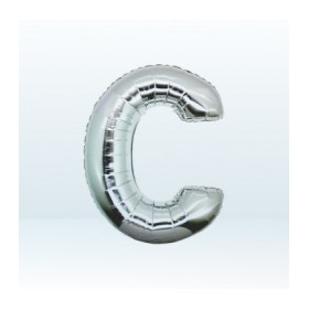MYLAR LETTERE 42CM ARGENTO C