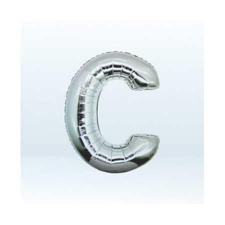 MYLAR LETTERE 42CM ARGENTO C