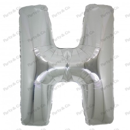 MYLAR LETTERE 42CM ARGENTO H