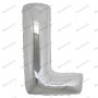 MYLAR LETTERE 42CM ARGENTO L