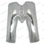 MYLAR LETTERE 42CM ARGENTO M