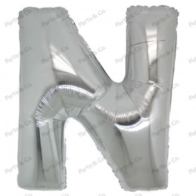 MYLAR LETTERE 42CM ARGENTO N
