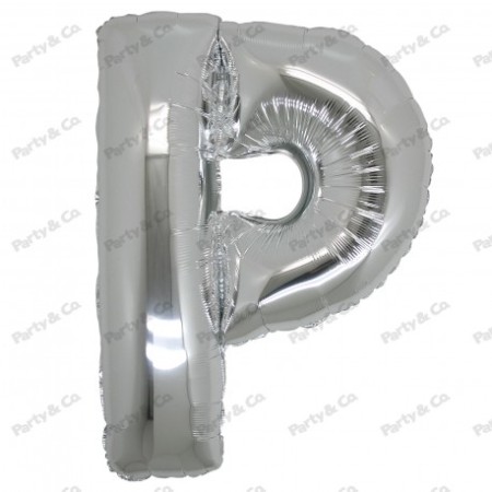 MYLAR LETTERE 42CM ARGENTO P