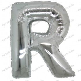 MYLAR LETTERE 42CM ARGENTO R