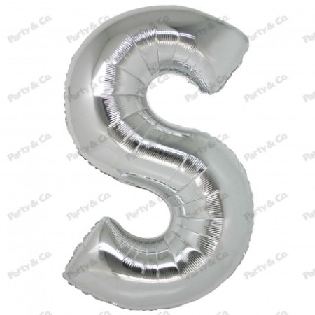 MYLAR LETTERE 42CM ARGENTO S