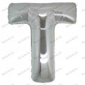 MYLAR LETTERE 42CM ARGENTO T