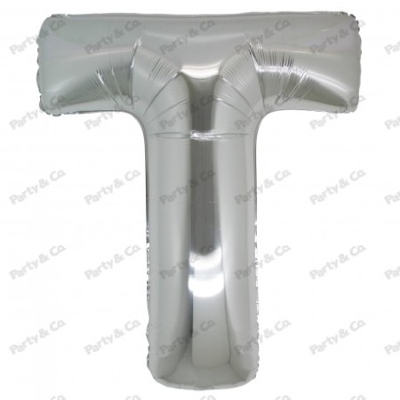 MYLAR LETTERE 42CM ARGENTO T