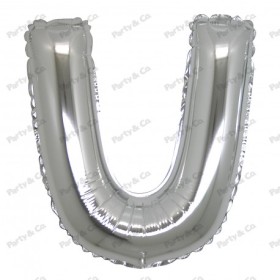MYLAR LETTERE 42CM ARGENTO U
