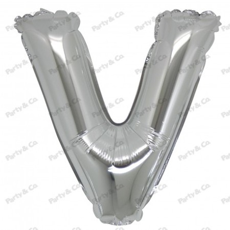 MYLAR LETTERE 42CM ARGENTO V