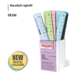 BARATTOLI 48 15CM RIGHELLI ALLUMINIO FROST