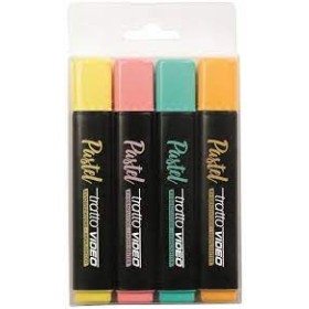 EVIDENZIATORI TRATTO X 4 PASTEL
