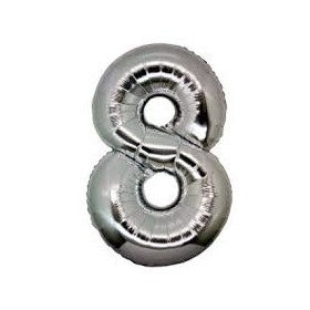 MYLAR ARGENTO 102CM N8