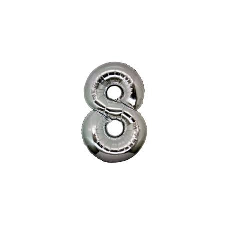 MYLAR ARGENTO 102CM N8