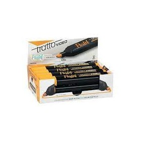 EVIDENZIATORI TRATTO PASTEL MANDARINO