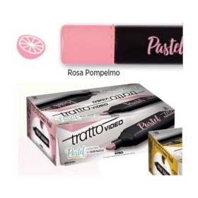 EVIDENZIATORI TRATTO PASTEL ROSA