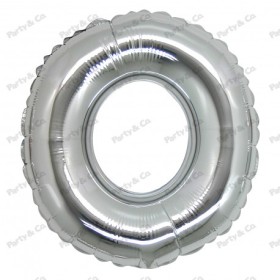 MYLAR NUMERI 21CM ARGENTO 0