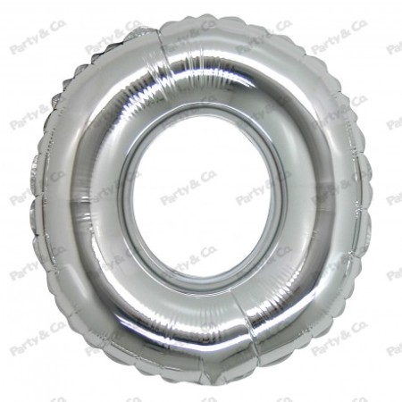 MYLAR NUMERI 21CM ARGENTO 0