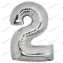 MYLAR NUMERI 21CM ARGENTO 2