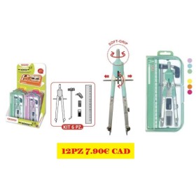 ESP. 12 BALAUSTRONI 6PZ FLUO E PASTEL