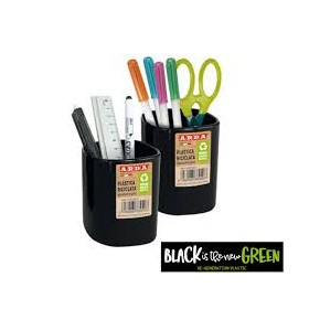 BICCHIERE PORTAPENNE ARDA NERO RE-GENERATION