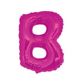 MYLAR LETTERE 42 CM FUXIA B