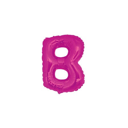 MYLAR LETTERE 42 CM FUXIA B