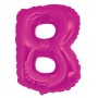 MYLAR LETTERE 42 CM FUXIA B