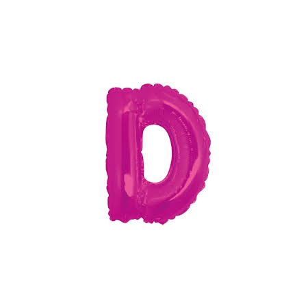 MYLAR LETTERE 42 CM FUXIA D
