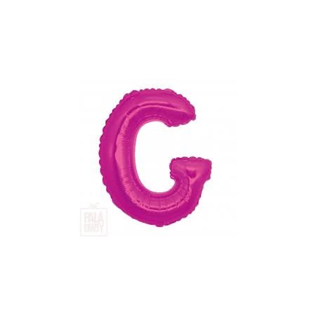 MYLAR LETTERE 42 CM FUXIA G