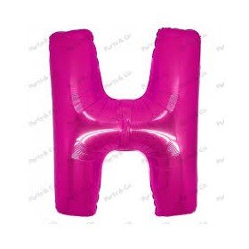 MYLAR LETTERE 42 CM FUXIA H