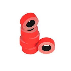 ROTOLI X PREZZATRICE 21X12 ROSSO