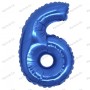 MYLAR NUMERI 42CM BLU 6