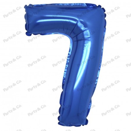 MYLAR NUMERI 42CM BLU 7