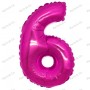 MYLAR NUMERI 42CM FUXIA 6