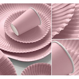 PIATTI GRANDI ROSA CHIARO