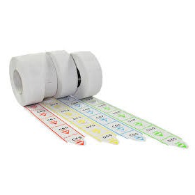 ROTOLI ALFANUMERICI X KIT ELIMINACODE PZ 5 GIALLO