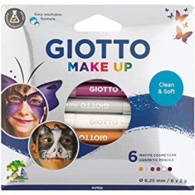 MATITE COSMETICHE GIOTTO MAKE UP COLORI METALLICI PZ.6