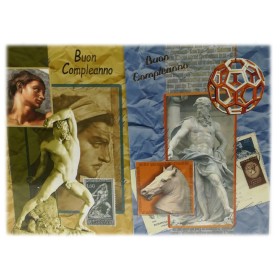 BIGLIETTI AUGURI BUON COMPLEANNO KARTOS PZ.12