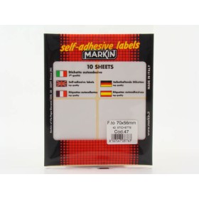 ETICH. ADES. IN BUSTA MARKIN 21X8