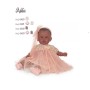 BAMBOLA MULATTA VESTITO ROSA CHIARO