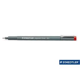 BIRO PIGMENT LINER 0.3 STAEDTLER ROSSE