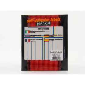 ETICH. ADES. IN BUSTA MARKIN BORDATA