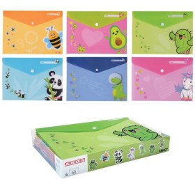 BUSTE CON BOTTONE A4 FANTASIA